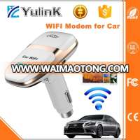 Specially Designed 12V Carfi Car 4g LTE wifi router with external antenna port and Cigarette plug