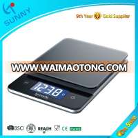 China 2017 Best Supply Good Price 5KG Glass Electronic Digital Food Kitchen Scale