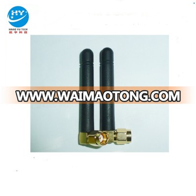 Hangyu Factory Supply 2dBi 868MHz Small Rubby Antenna RPSMA Connector