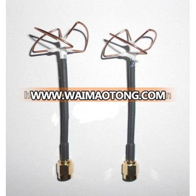 Bendable clover leaf 5.8 ghz antennas