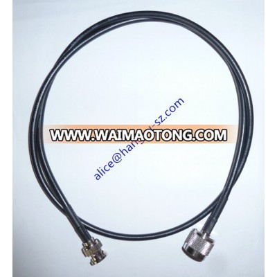 RF Pigtail Cable RG58Cable with BNC Male to N Male Connector 1m