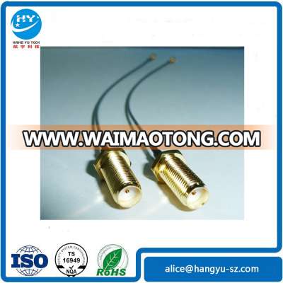 SMA Female connector to 1.13 Modified Jumper cable 14cm